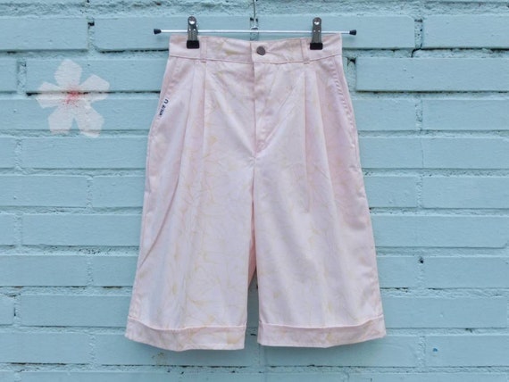 Summer womens clothing Beach clothing TAVROVSKA Cotton White high waisted womens shorts Bermuda shorts for women