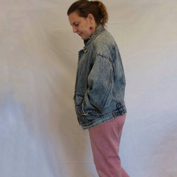 Vintage Acid Wash Jean Jacket 90s 