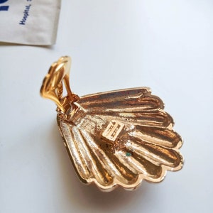 Boucles D'Oreilles Vintage Clips - Marque Leritz - Occasion En Bon État