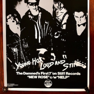 The Damned New Rose/Help UK 7\" レコード The Damned New Rose/Help UK 7