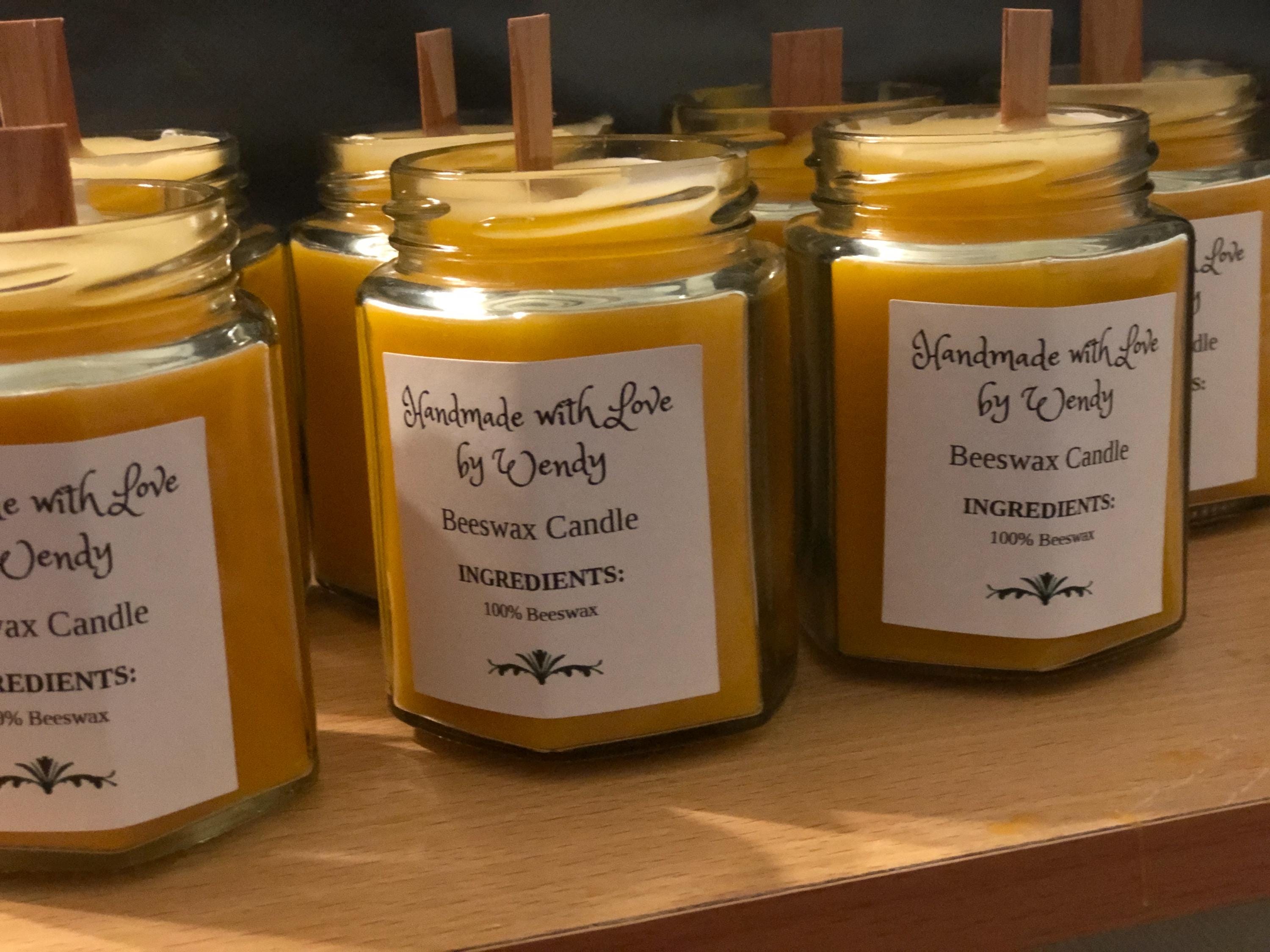 100% Beeswax Jar Candle