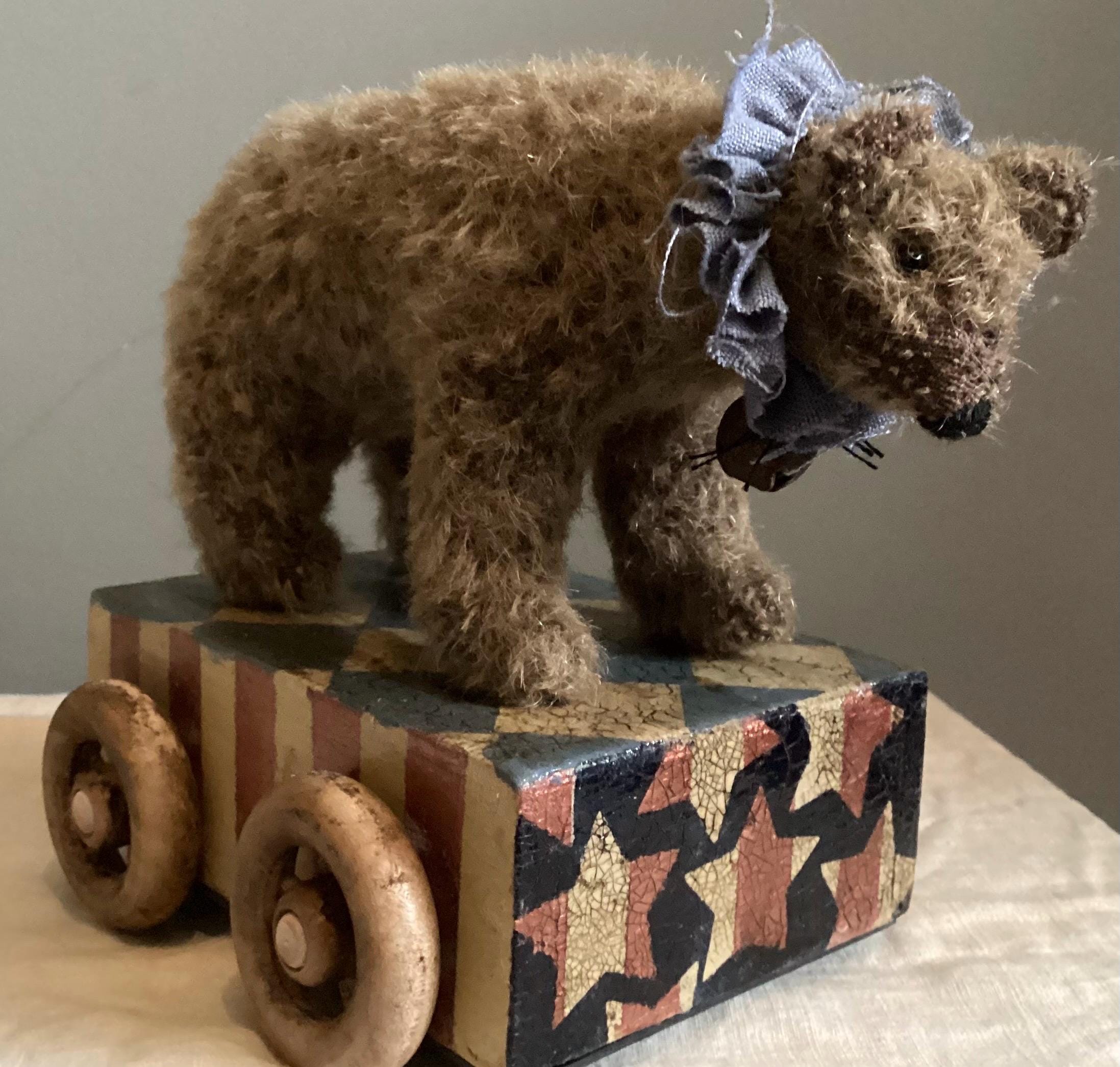 ブランド通販サイトをすべて bear Steiff on 日本 Etsy - wheels シュタイフ社