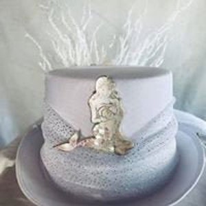 Mermaid VI in White Satin