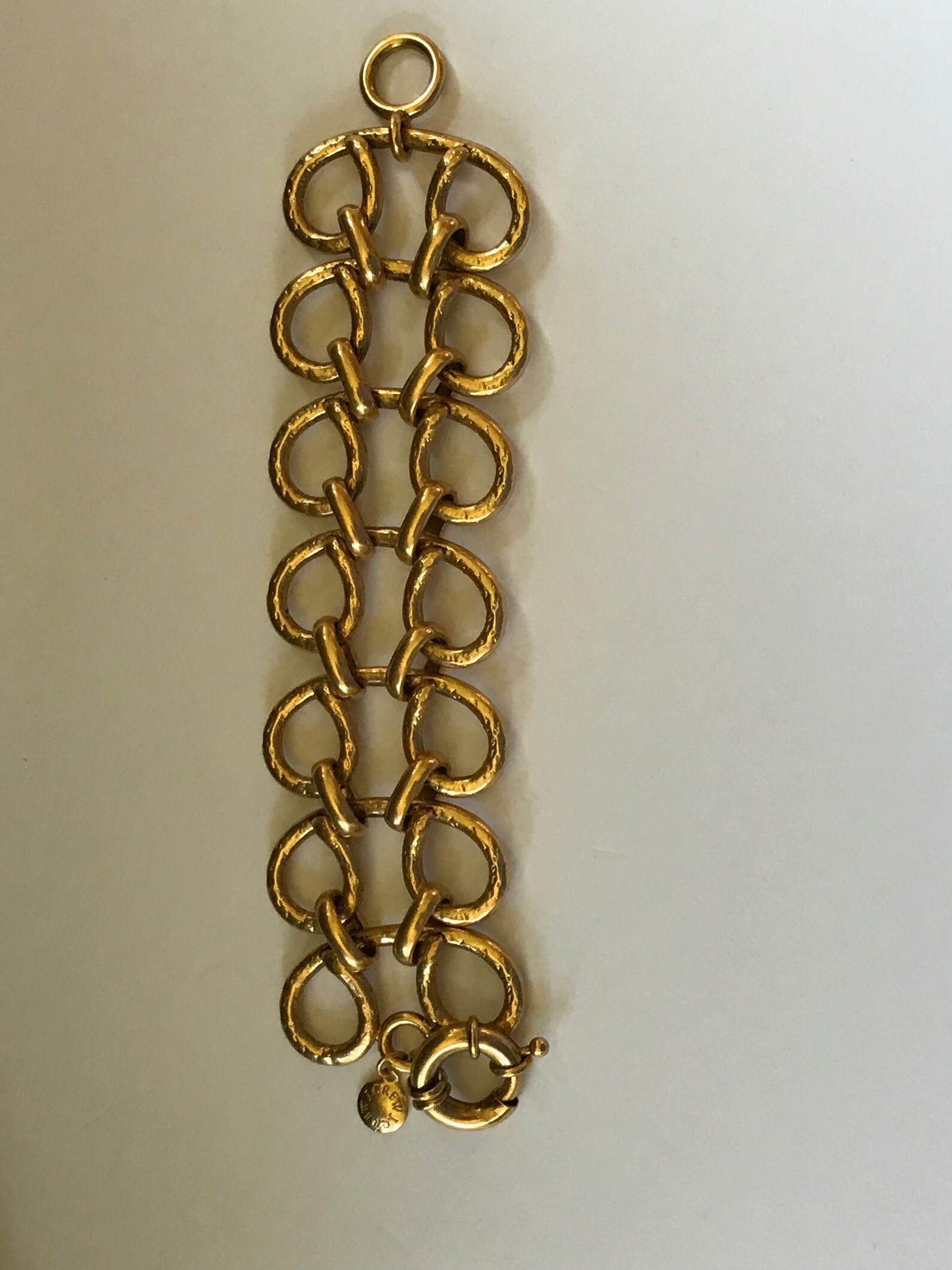 Vintage J. Crew Bracelet Large Link Chain sale Price Etsy