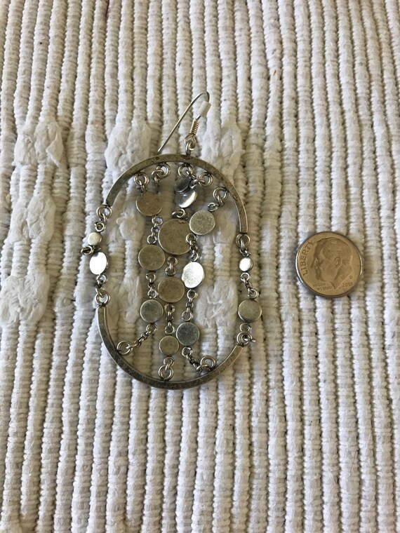 Silver Dangle Earrings  Bubble Look(Sale Price) - image 9