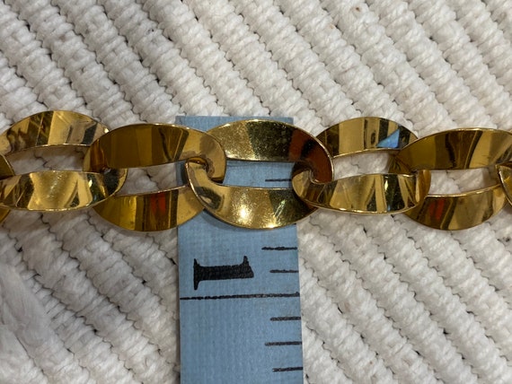 Gold Vermeil Necklace Large Link(Sale Price ) - image 10