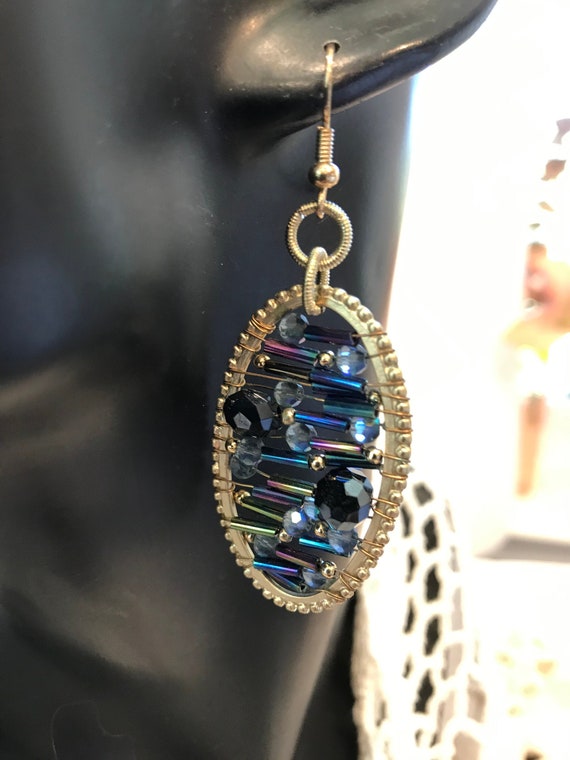 Multicolor Crystal Earrings (Sale Price)