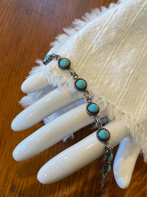 Sterling and Turquoise Bracelet