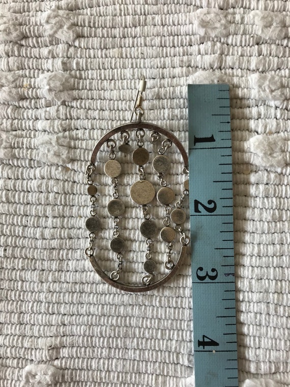 Silver Dangle Earrings  Bubble Look(Sale Price) - image 7