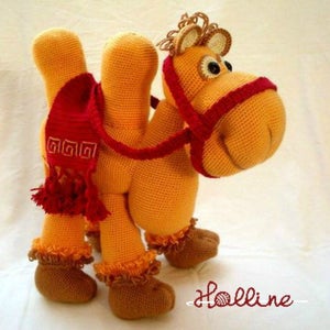 Crochet pattern Ibil the happy Camel crochet amigurumi camel English, Dutch and German, zoo animal, toy camel, handmade camel