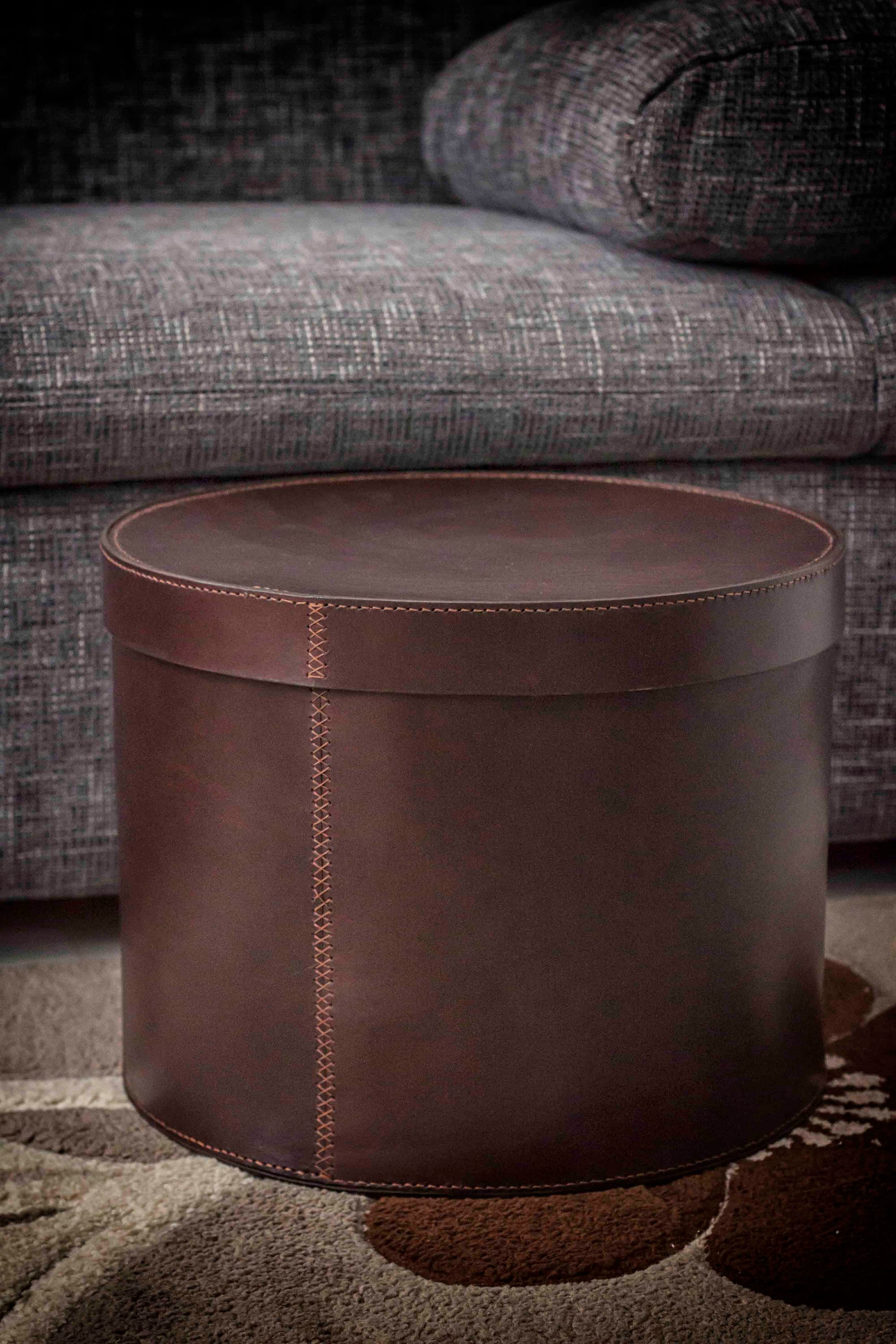 Leather Blanket Box Etsy