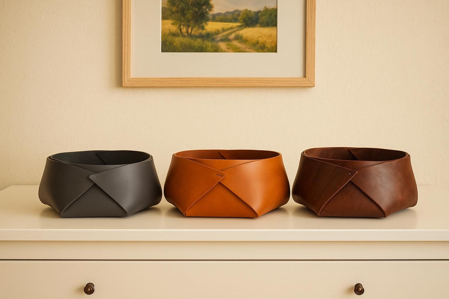 Panier de rangement en cuir, Cadeau d'hôte d'automne, Cadeau de pendaison de crémaillère, Boîte en cuir, Organisation du rangement, Bricolage, Cadeau style automne, Boîte de voiturier