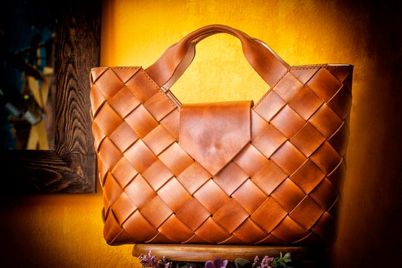 Woven Leather Bags & Handbags