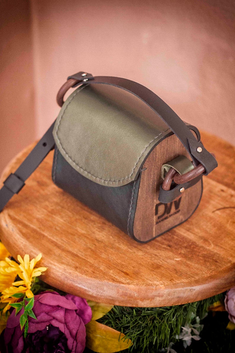 Luxury Leather Bags For Womens, Mothers Day Gifts, Leather Crossbody Handbag, Anniversary Gift, Small Leather Shoulder Handbag,Gift For Wife image 4