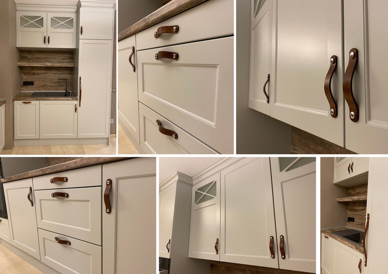 Leather Drawer Pulls For Home Improvement - Leather Cabinet Pulls and Drawer Handles Ideal Summer Hosting - Leather Strap Drawer Handles image 10