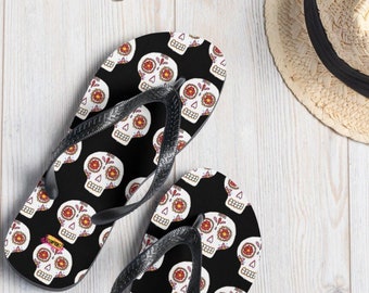 Klapki, Klapki z czaszką, Wygodne klapki, Sandały plażowe, Lekkie sandały, Buty wsuwane, Buty do chodzenia, Relaksujące, Codzienne