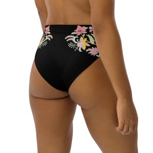 Bikini Bottom, One Piece, Mix & Match, Plus Size, Beachwear, Best Seller, Bikini, Floral, Summer Bikini, Adjustable Top, Trendy Bottom, Cute image 5