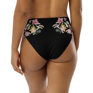 Bikini Bottom, One Piece, Mix & Match, Plus Size, Beachwear, Best Seller, Bikini, Floral, Summer Bikini, Adjustable Top, Trendy Bottom, Cute image 4