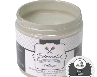 RANCH - Chalk Paint | Pale Gray Brown Color | Perfect for Arts, Decoration, Furniture, Fabrics, Diy projects