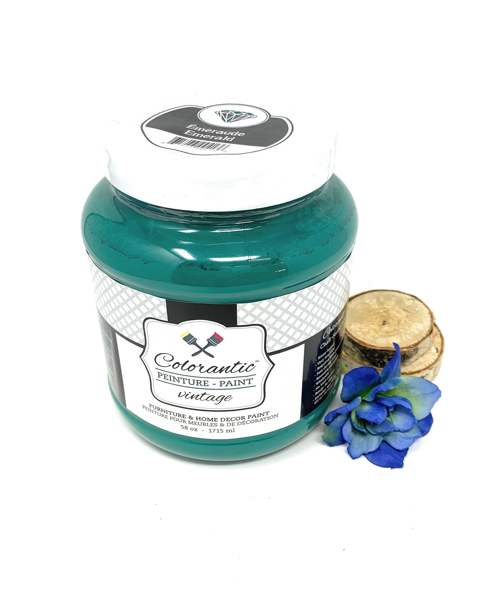 Emerald Green Chalk Based Paint for Furniture and DIY Home Etsy