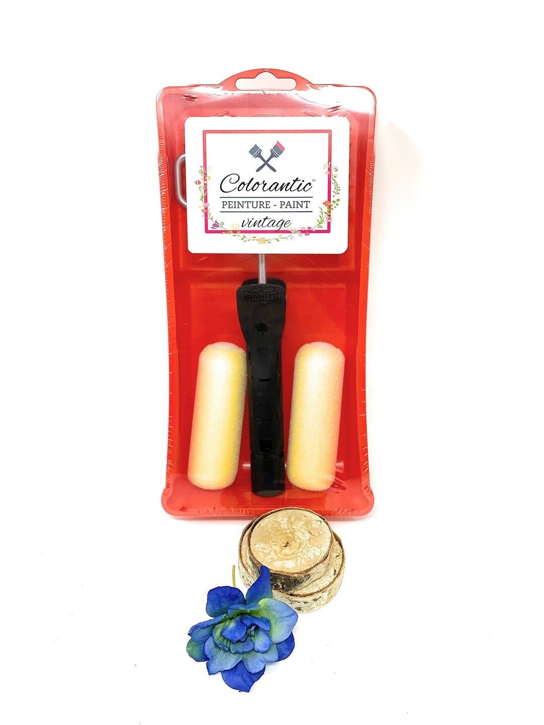 Paint Velvet Foam Rollers Kit With Tray Etsy