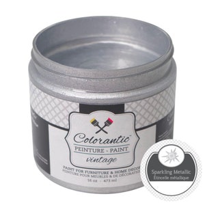 SPARKLING METALLIC - Silver  Paint | Furniture and DIY Home Decor Projects