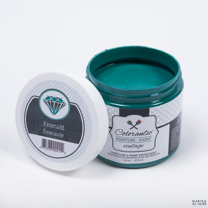 Emerald Green Chalk Based Paint for Furniture and DIY Home Etsy