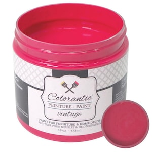 RASPBERRY - Red Pink  Chalk Based Paint | Furniture and DIY Home Decor Projects