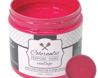 RASPBERRY - Red Pink  Chalk Based Paint | Furniture and DIY Home Decor Projects