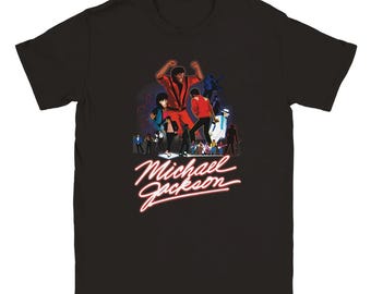 Vintage 80's Michael Jackson Thriller Tour Concert T Shirt Adult