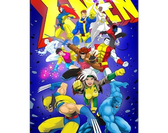 1990's X-men Wolverine Poster! 1993 Original 34x 22 Marvel Comics
