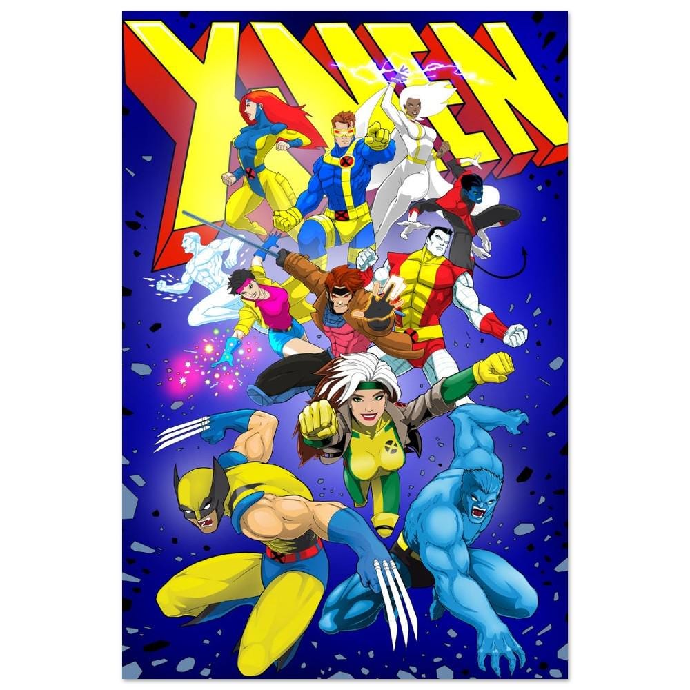 1990s Xmen Poster - Etsy