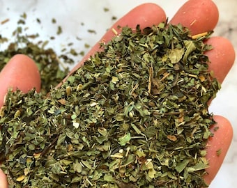Peppermint. Premium Loose Leaf Peppermint. Grown and Harvested in the U.S. 100% Natural.
