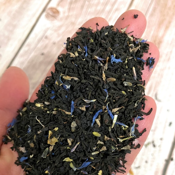 Lavender Earl Grey. Premium Loose Leaf Black Tea. 100% Natural.