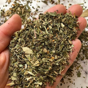 Lemon Mint Herbal Tea. Caffeine Free and All Natural Loose Leaf Herbal Tea.