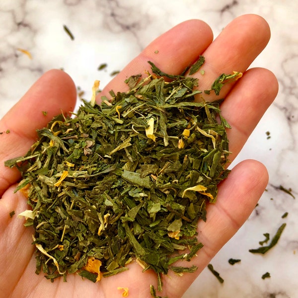 Citrus Green Tea. Gourmet Loose Leaf All Natural Green Tea.