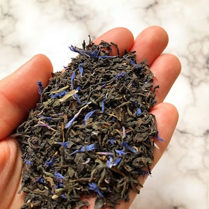 Cream Earl Grey Loose Leaf Black Tea. Aka. Earl Grey de la Creme. Gourmet All Natural Tea.