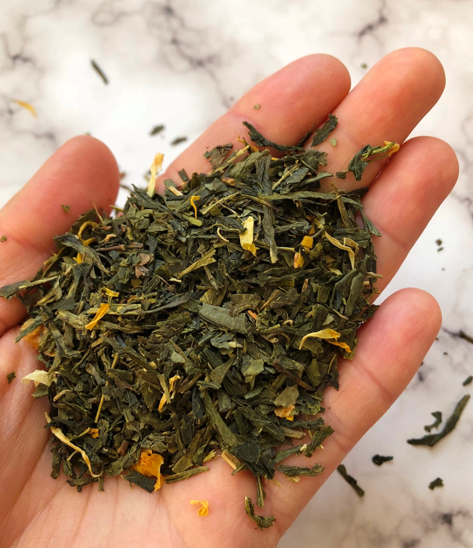 Apricot Green Tea. Gourmet Loose Leaf All Natural Green Tea. Etsy