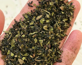 Chocolate Mint Black Tea. Gourmet Loose leaf Black Tea. All Natural.