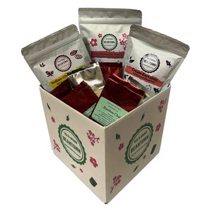 Tea Lover&#39;s Mystery Pack. Premium Gourmet Loose Leaf Teas. Great Gift Idea and Over 100 Dollars Value!