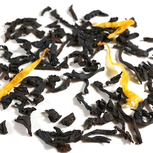 Mango Black Tea. Gourmet Loose Leaf Black Tea. All Natural Ingredients.