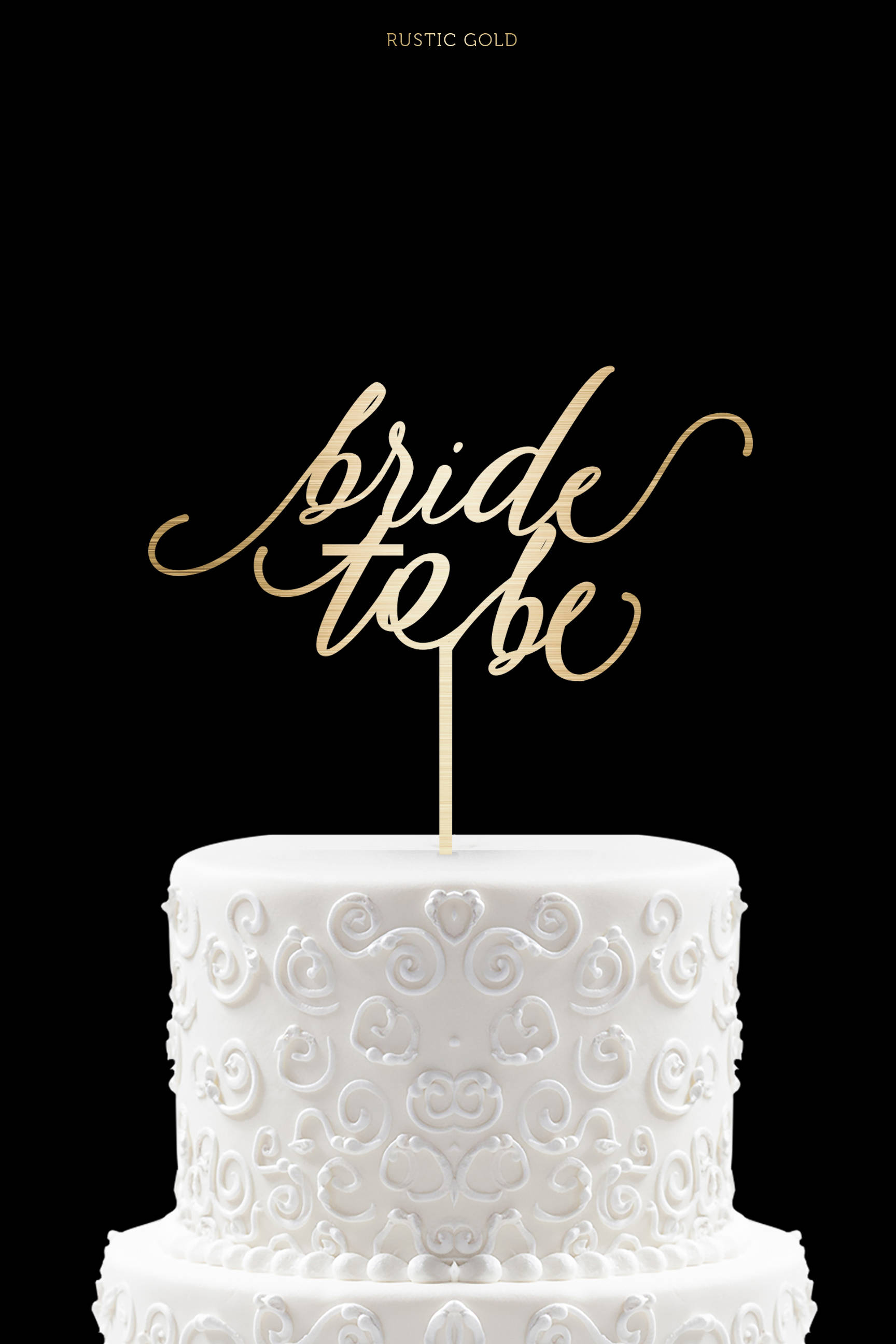 Bride to Be Cake Topper Bridal Cake Topper Engagement Cake Etsy