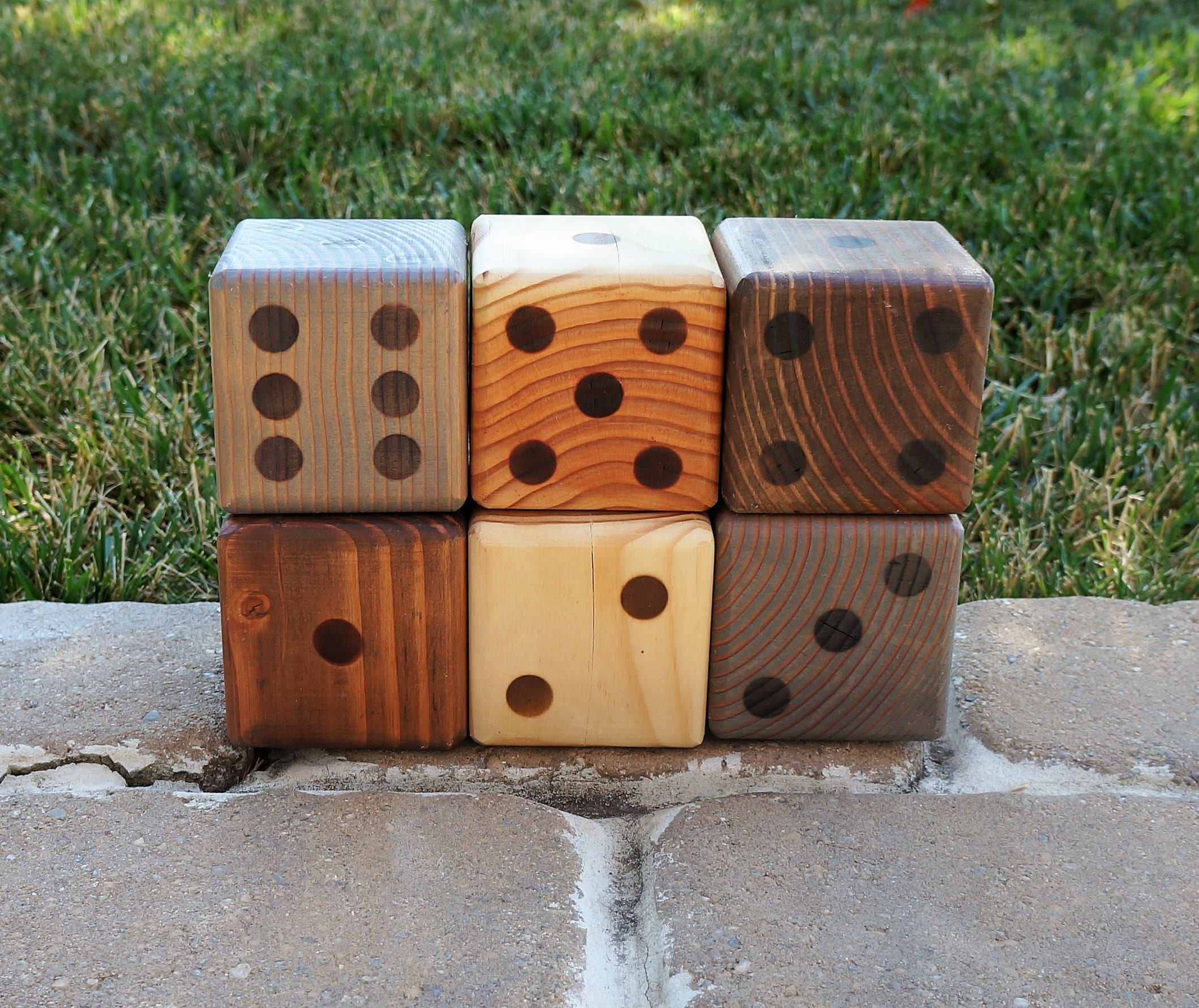 Giant dice Large Dice Dice Set Yard Dice Dice Games Yard Etsy