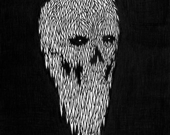 Lucas Allen Cook  “Cave Skull 4” (Beard)