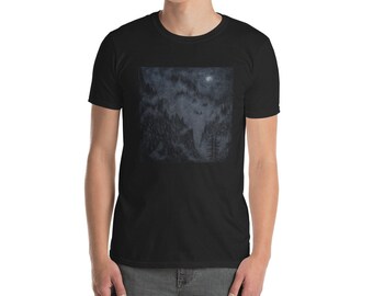 Lucas Allen Cook "Moonlit Fog" Short-Sleeve Unisex T-Shirt