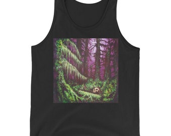 Lucas Allen Cook "Lay in the Moss" Unisex Tank Top