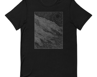 DARKTRIPZ "Smoldering Fields" (Gray) Short-Sleeve Unisex T-Shirt