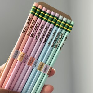 Personalized Ticonderoga Pencils | Custom Name Pencils | Teacher Gifts | Back to School Supplies | Classroom Favors