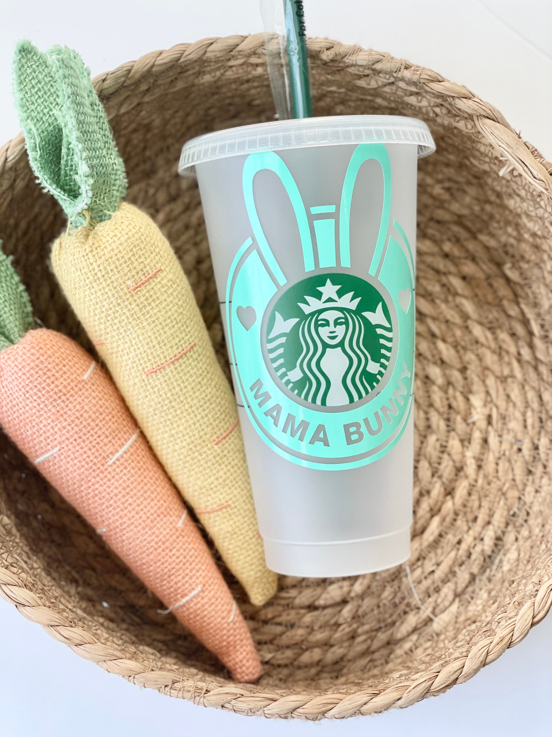 Easter Starbucks Cup Easter Gift Idea Starbucks Reusable Etsy