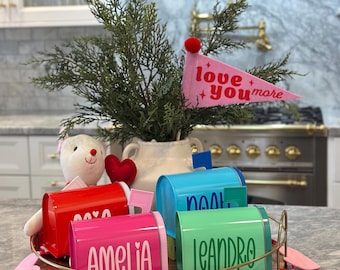 Personalized Valentine's Day Mailbox: Kids Card Exchange Gift